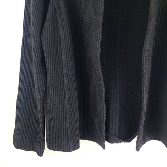 EILEEN FISHER waffle knit open cardigan - Picture 4 of 7